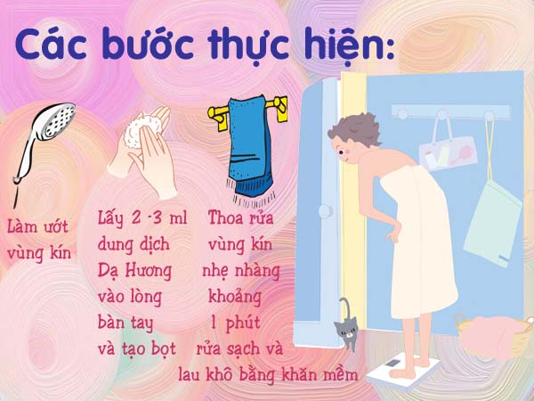 Hướng dẫn sử dụng dung dịch vệ sinh Dạ Hương