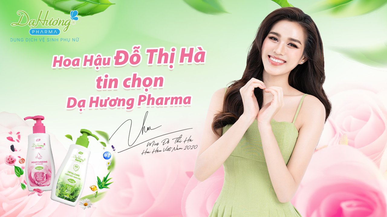 Review Dạ Hương Pharma, dung dịch vệ sinh được Hoa hậu Đỗ Thị Hà tin chọn